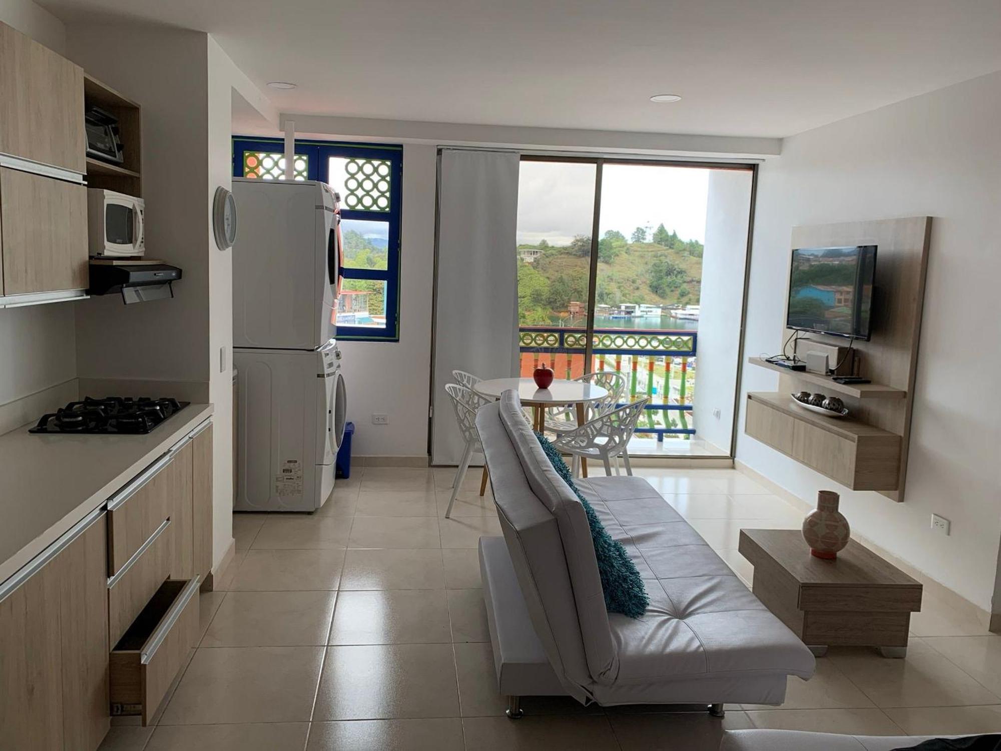 Apartamentos San Jose Vistal Al Lago, Cerca Del Parque. Guatape. エクステリア 写真